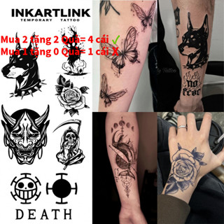  Inkartlink Hot Sale Nhãn dán hình xăm tạm thời Bộ hình xăm ma thuật lâu trôi không thấm nước nhện bướm Kéo dài đến 15 ngày Hình xăm giả Hình xăm bán vĩnh viễn 