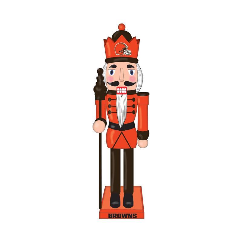 Tượng Nutcracker bằng gỗ Evergreen 12 "có Logo NFLTeam