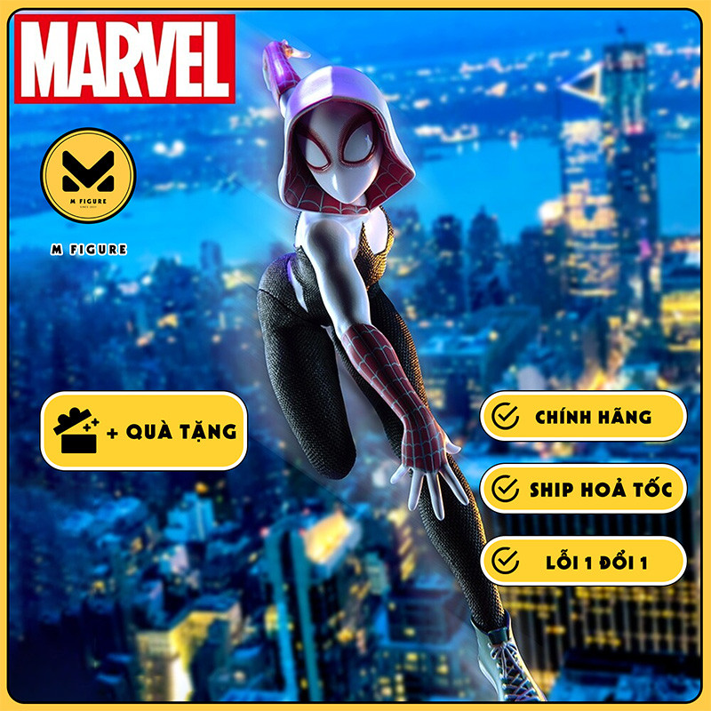 MÔ HÌNH Ghost-Spider (Gwen) - Spider-Man: Across the Spider-Verse - Marvel - Luminasta (SEGA) FIGURE