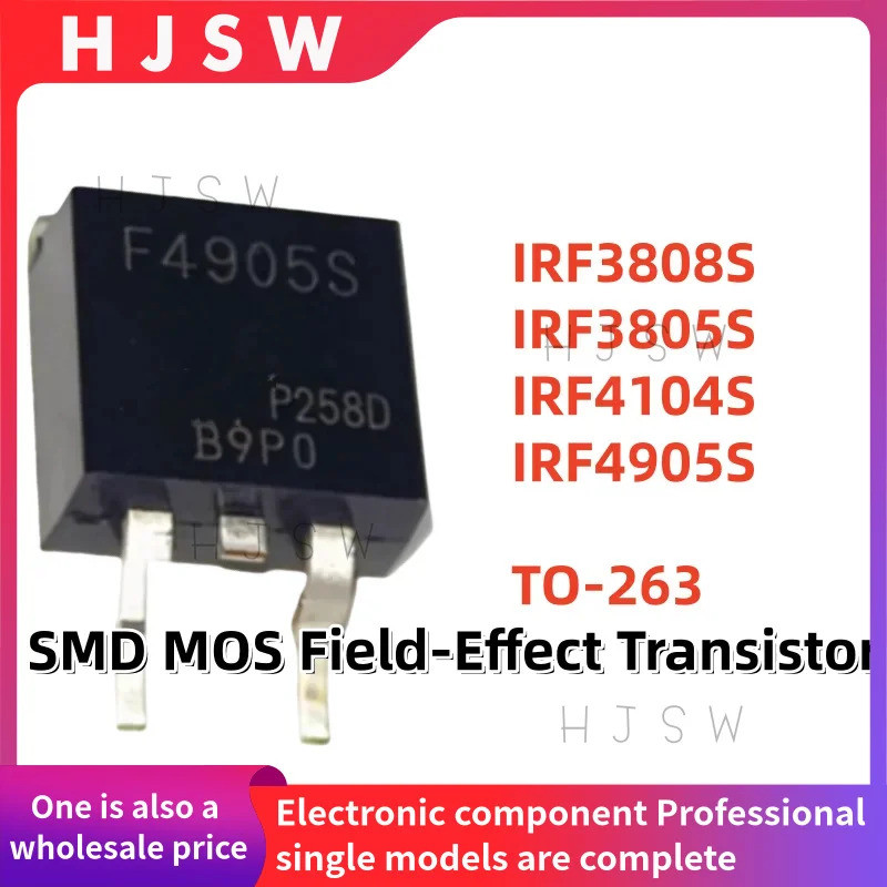5 Chiếc IRF3808S IRF3805S IRF4104S IRF4905S F3808S F3805S F4104S F4905S TO-263 SMD MOS Bộ Chuyển Đổi