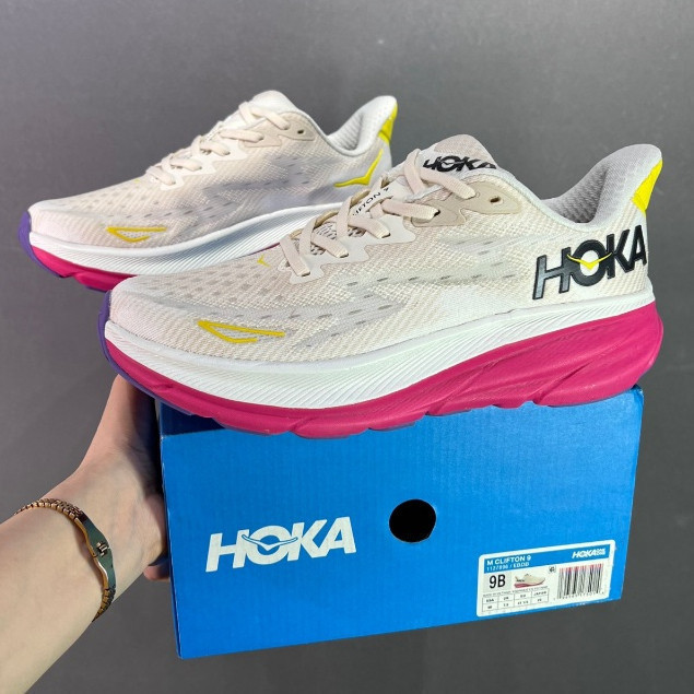 Hoka Clifton 9 Giày Thể Thao Nam Nữ Hoka Bondi 8 Giày Chạy Bộ 1127896-EBDB