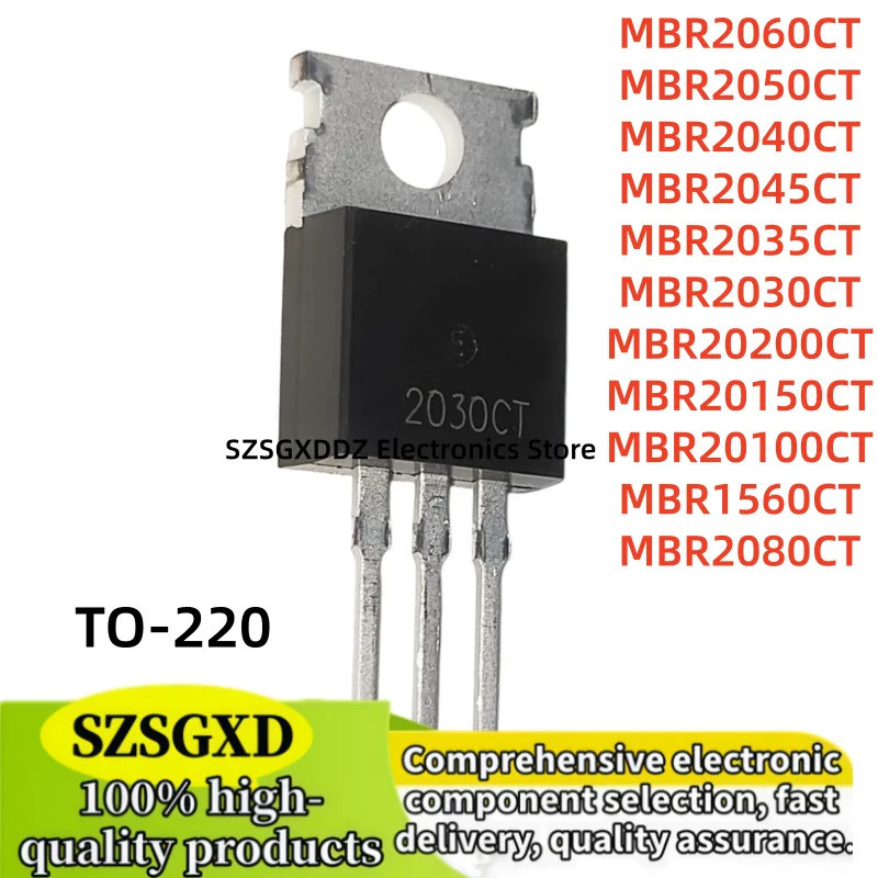 5 Chiếc MBR2060CT MBR1560CT MBR20100CT MBR20150CT MBR20200CT MBR2030CT MBR2040CT MBR2050CT MBR2080CT