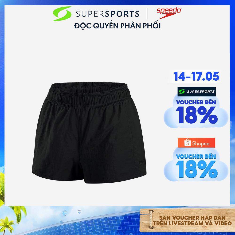 Quần Đi Biển Nữ Speedo Essentials - Đen - 8-125380001 LS400