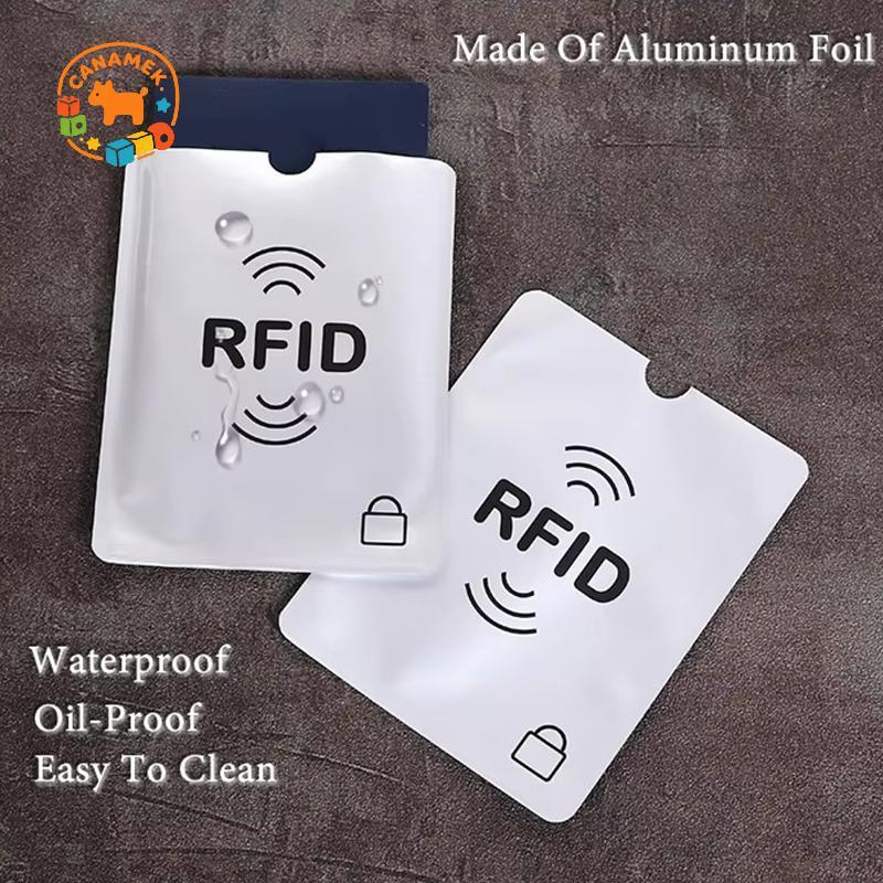 CANAMEK RFID Áo Tay Thẻ 10 Chiếc Chống Quét Bảo Vệ Ngân Hàng Thẻ Tín Dụng Di Động An Toàn Cho Người 