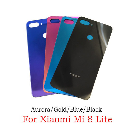 Ốp điện thoại Cửa Sau MỚI Pin Phía Sau Vỏ Có Keo Cho Xiaomi Mi8 Mi 8 Lite / Mi 8 Se 8se