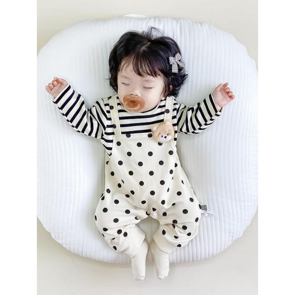 Quần Áo Một Mảnh Mùa Xuân Cho Bé 0 Thu Hè 3 Một Tuổi 4 Cotton 5 Tháng 6 Trẻ Em 7-9 Tháng Mười Nửa Th