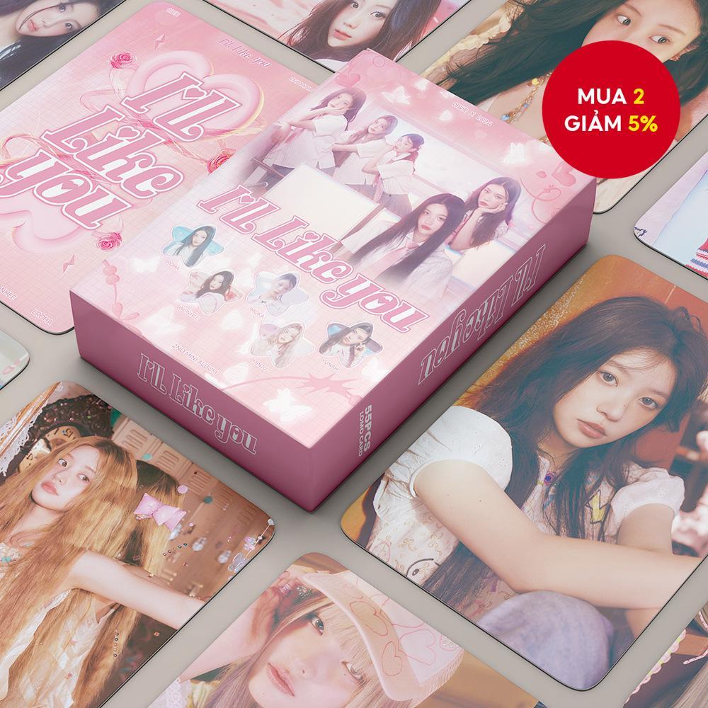 LINXX 55 cái ILLIT SUPER REAL ME Album Lomo Card Kpop Photocards Bưu thiếp Bộ sưu tập