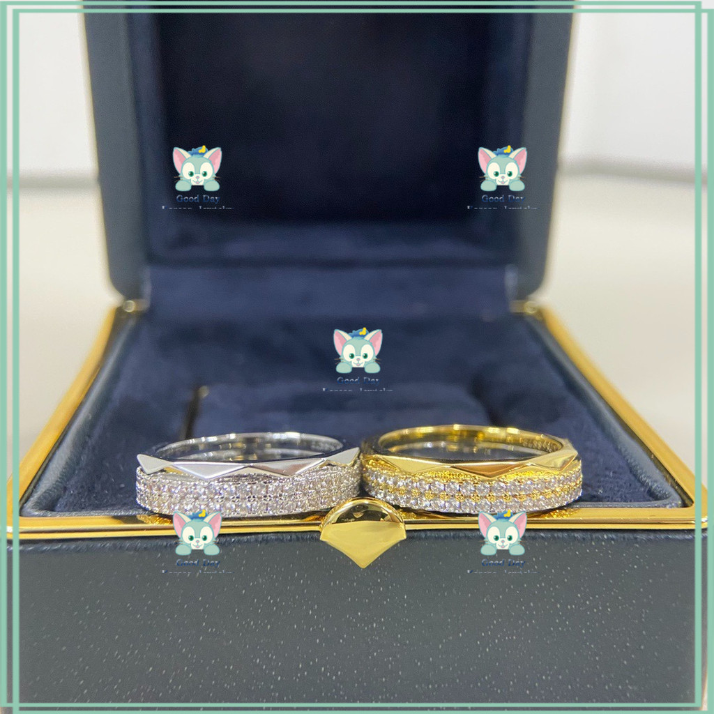 [G-home-RAFF] Nhẫn kim cương hình thoi hai hàng--512096