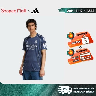 adidas Bóng đá Áo đấu sân khách Real Madrid mùa giải 25 26 Nam Màu xanh da trời JJ4182 