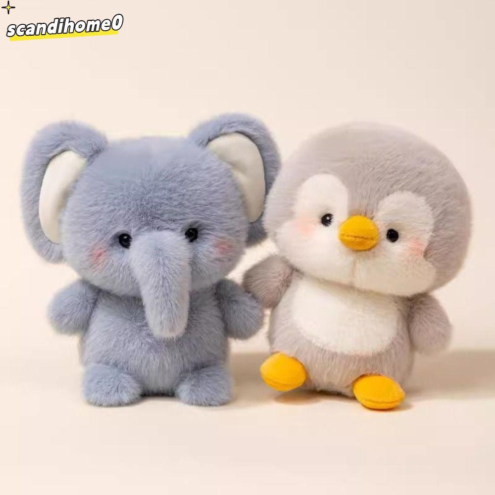 SCANDIHOME0 Búp bê đồng hành sang trọng, Gối động vật nhồi bông gấu 16cm, Thời trang sang trọng Động