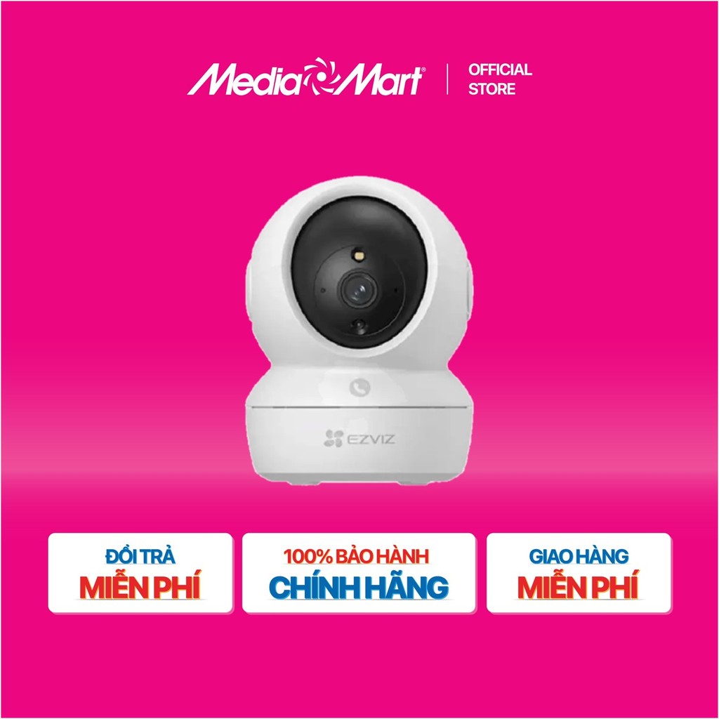 [MM.Online-Ship 0đ] Camera Wifi Ezviz CS-H6C Pro 3MP (2K, gọi điện qua app, quay quét, đêm full màu)