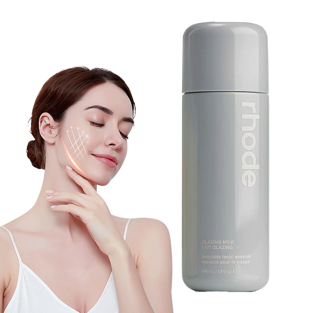 Rhode Skin Glazing Milk Lightweight Facial Serum Moisturizing Even Skin Tone Glass Skin Essence Milk