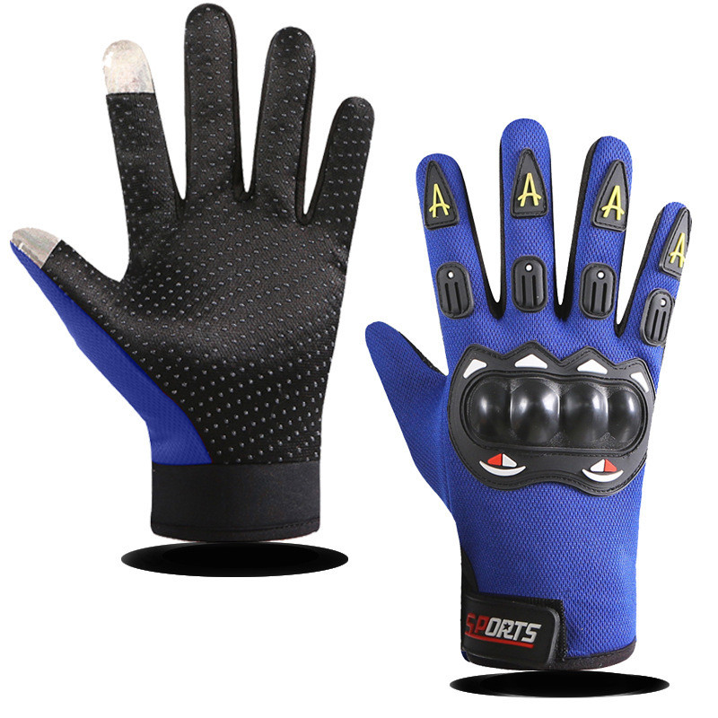 【Ready Stock】 Motorcycle Gloves Case Full Finger Touch Screen Non-Slip Mountain Bike Tactical Motorc