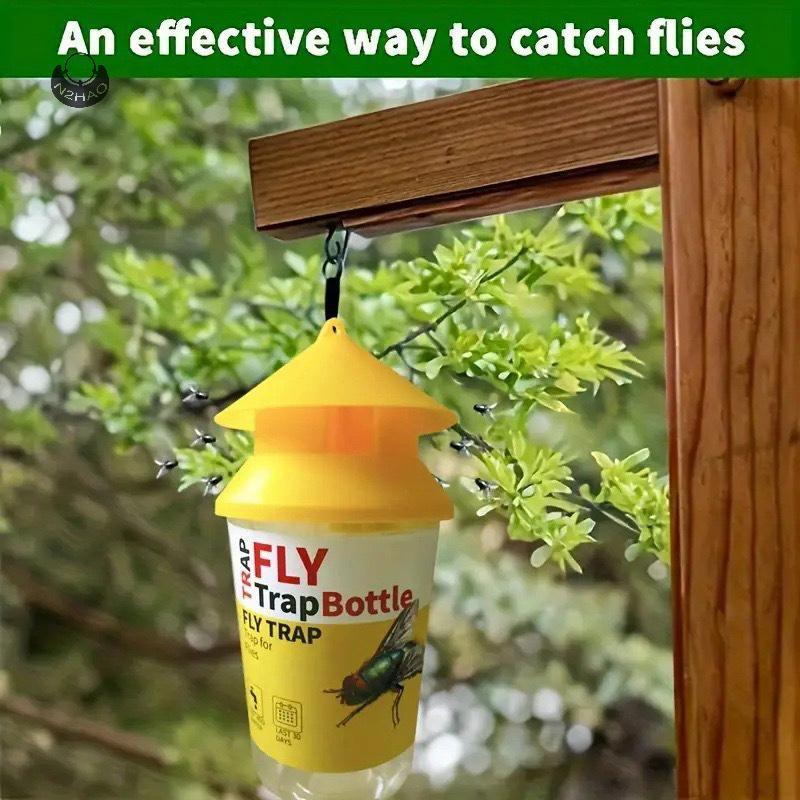 N2HAO Mới Trái Cây Ruồi Bẫy Killer Nhựa Drosophila Bẫy Chống Bay Trái Cây Bay Killer Catcher Orchard