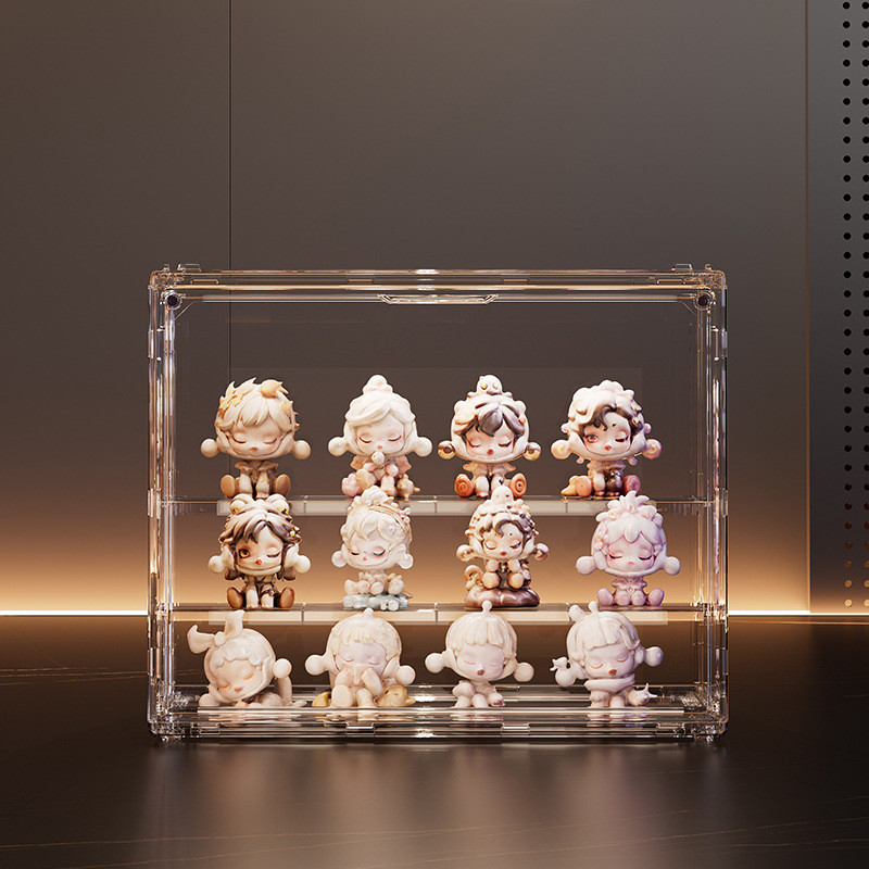 Bán chạy Hộp bí ẩn Hợp thời trang Chơi Tủ trưng bày Hộp bí ẩn Hình Hộp lưu trữ Pop Mart Hộp đựng búp