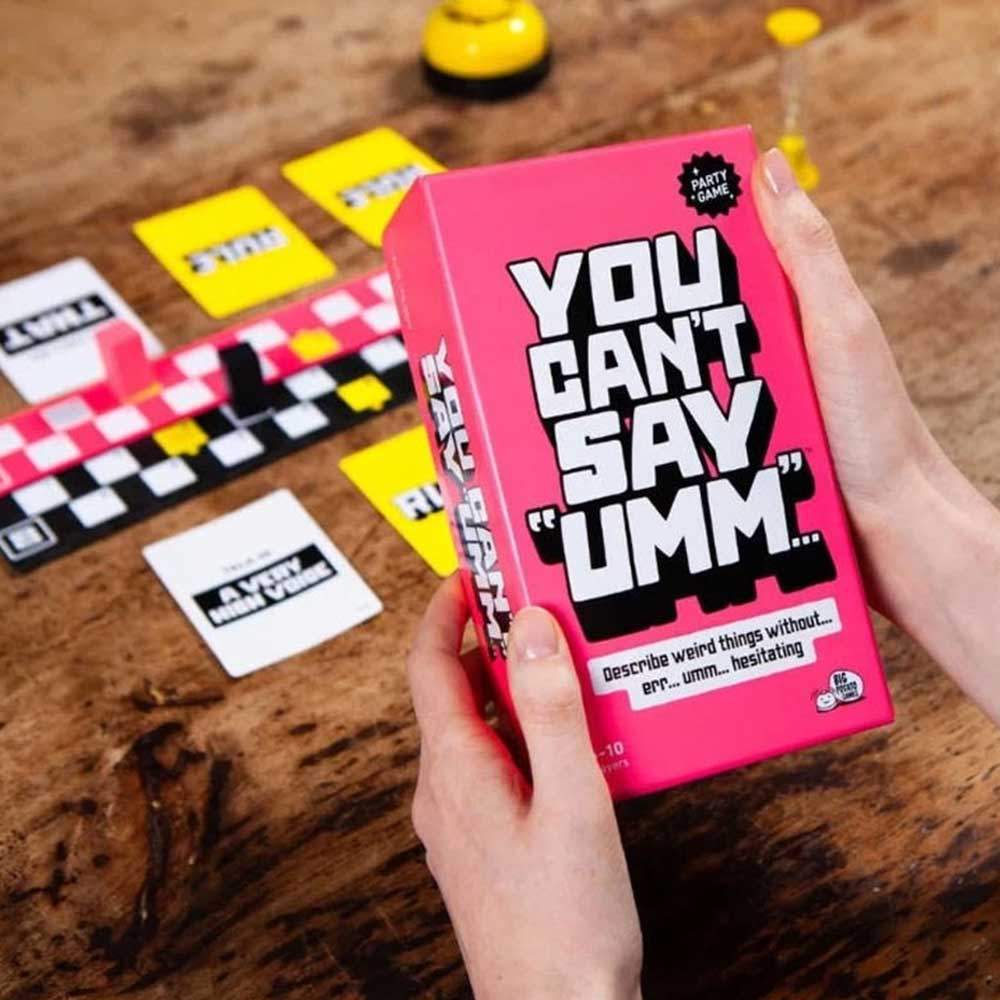 Fast-Paced Family Party Word Game You Can't Say UMM Series Multiplayer Interactive Deck Game