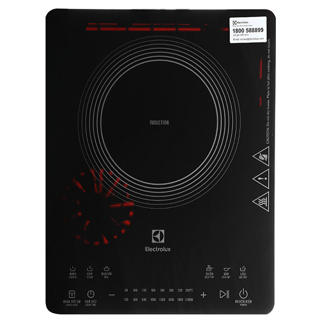 Bếp Điện Từ Electrolux ETD42SKR (2100W) - Đen
