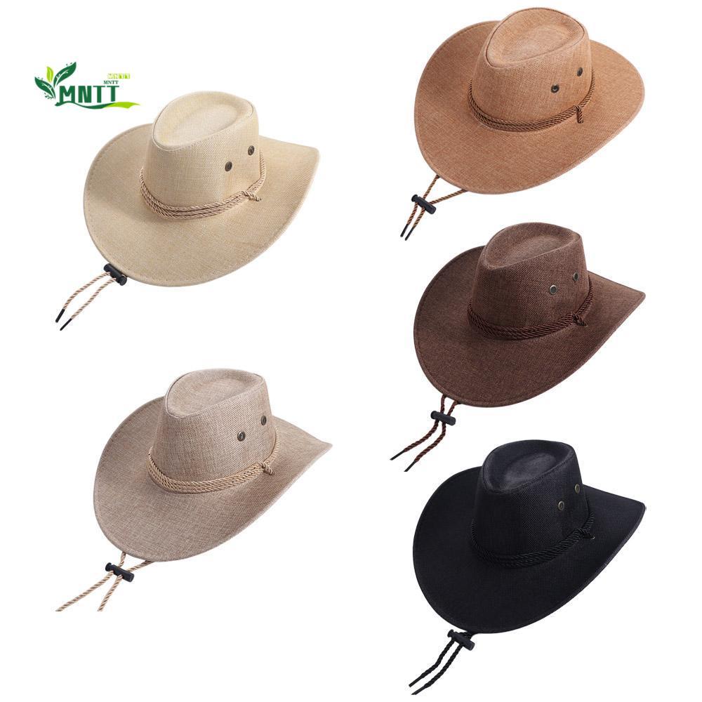 MNTT Western Cowboy Hat Linen Nam / Nam