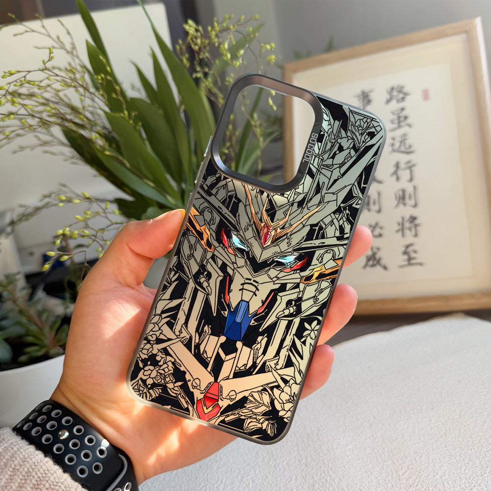 Ốp điện thoại cứng Gundam Mobile the Suit Micro Matte cho Oppo A6 Pro A5 Reno14 F 13F 12F Reno 15 Re