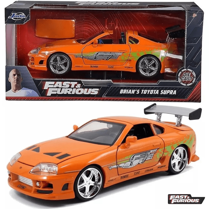 JADA 97168 THE FAST AND FURIOUS BRIAN 'S TOYOTA SUPRA 1: 32 DIECAST CAM