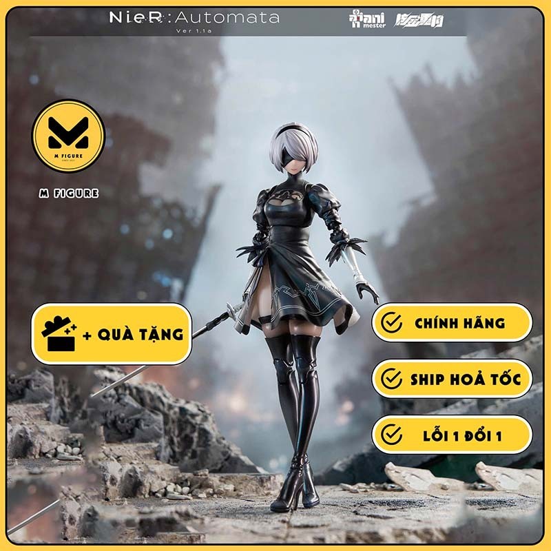 MÔ HÌNH NieR:Automata Ver1.1a YoRHa 2B - 1/9 Action Figure (AniMester) FIGURE CHÍNH HÃNG