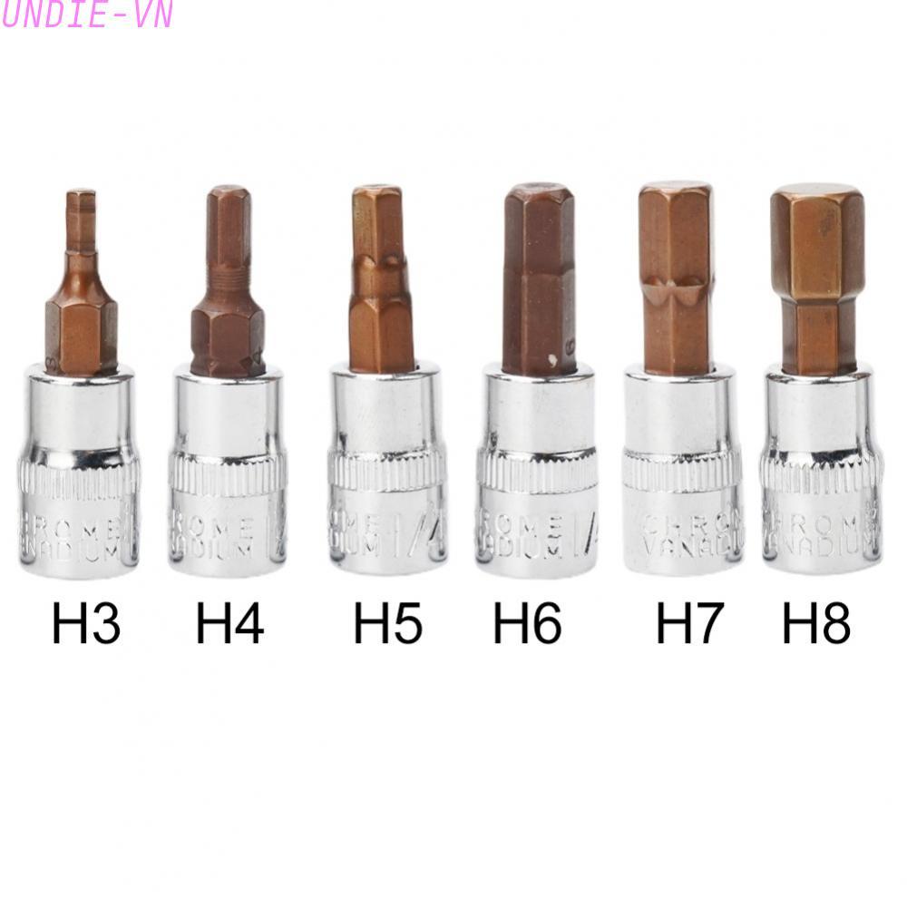 UNDIE❤️Professional Grade 14 Inch Drive Hex Socket Bit Driver H3 H4 H5 H6 H7 H8 Durable