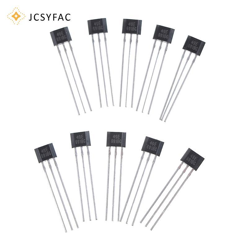 JCSYFAC 10 Chiếc Hall element 49E OH49E SS49E Cảm Biến Tuyến Tính Hall Cảm Biến Mới