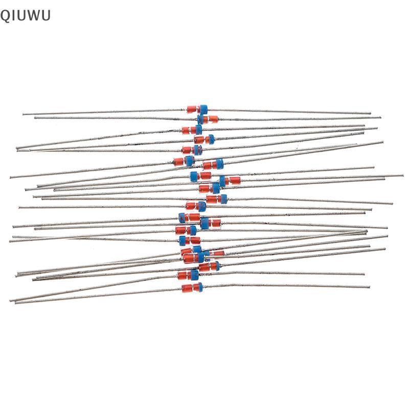 QIUWU 20 Cái 1N34A DO-35 germanium dò diode AM / FM đài phát thanh pha lê.