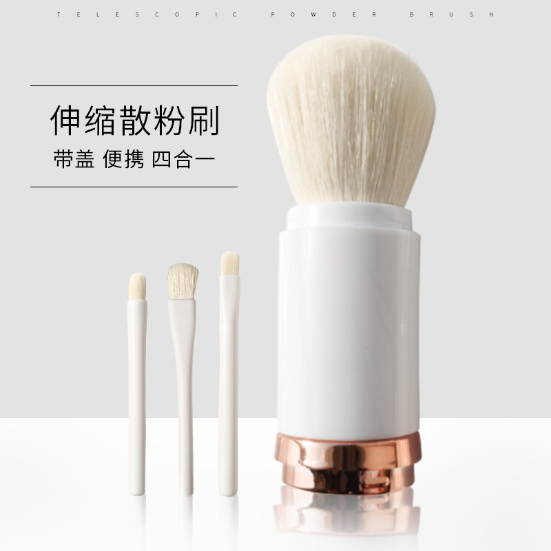 Có thể thu vào Loose Powder Brush Blush Powder Brush Fixing Makeup Portable Loose Powder Brush Soft 