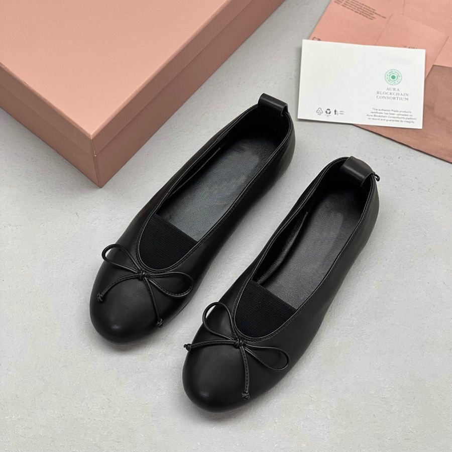 Giày Ballet Nơ Nữ Ballet Giày Đế Bằng