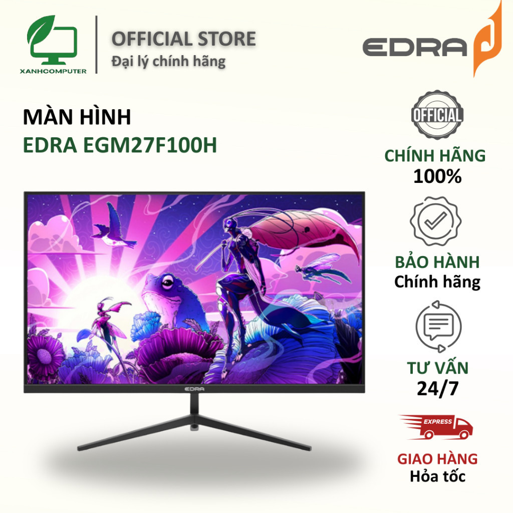 Màn hình EDRA EGM27F100H ( 27 inch / IPS / FHD / 100Hz / 1ms ) - Hàng chính hãng - Bảo hành 24 tháng