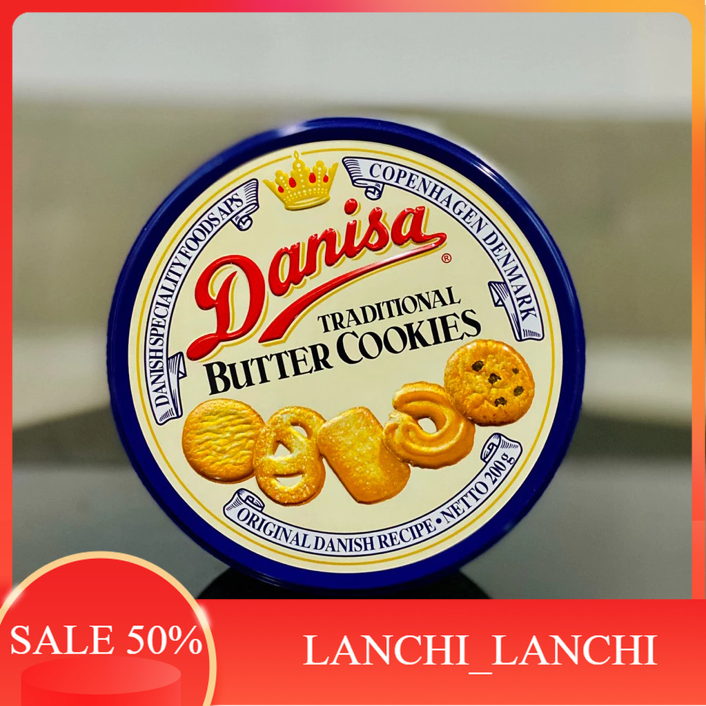 Bánh lễ hộp thiếc Danisa GPR  200g đủ màu Siêu Thị Lan Chi