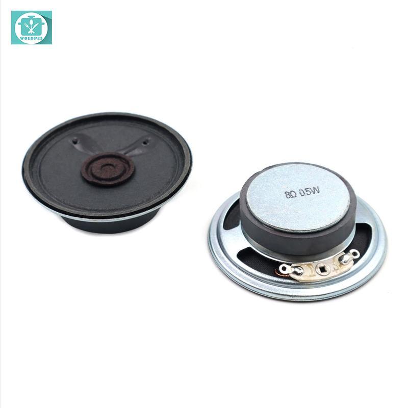 Woedpez 2 Chiếc Loa Mini 8ohm 0 5W 8R Đường Kính Loa 50mm 5cm Độ Dày 15mm