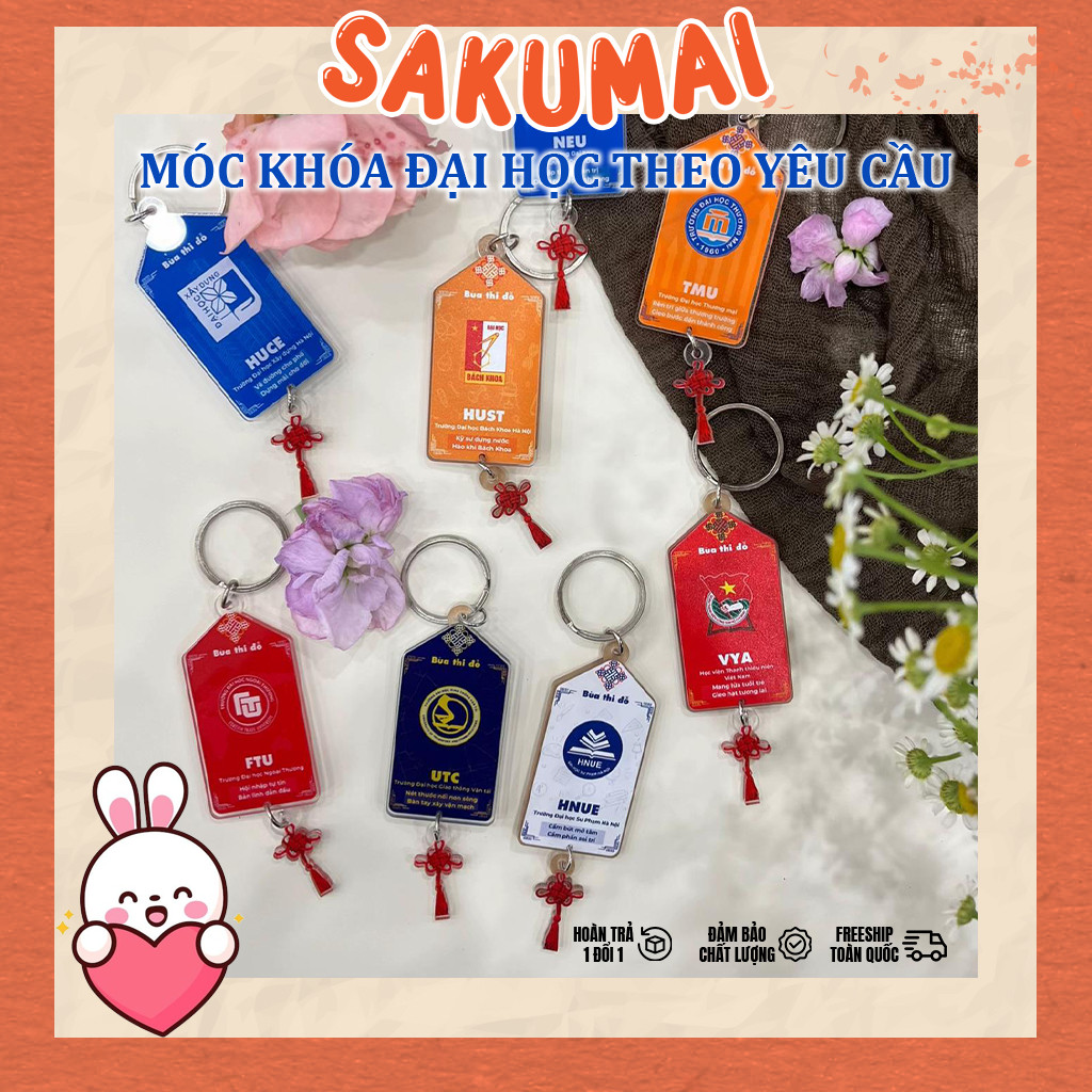 Móc Khoá Logo Trường Đại Học, Móc Khoá Đại Học Bùa May Mắn Bùa Thi Đỗ Bùa Thi In Theo Yêu Cầu Tiệm l