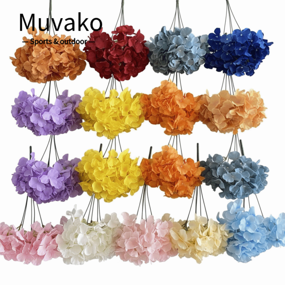 Muvako MUVAKO Hoa Nhân Tạo, Vải Len Hoa Cẩm Tú Cầu Năm Đầu, Lnternet Người Nổi Tiếng Phong Cách Pháp