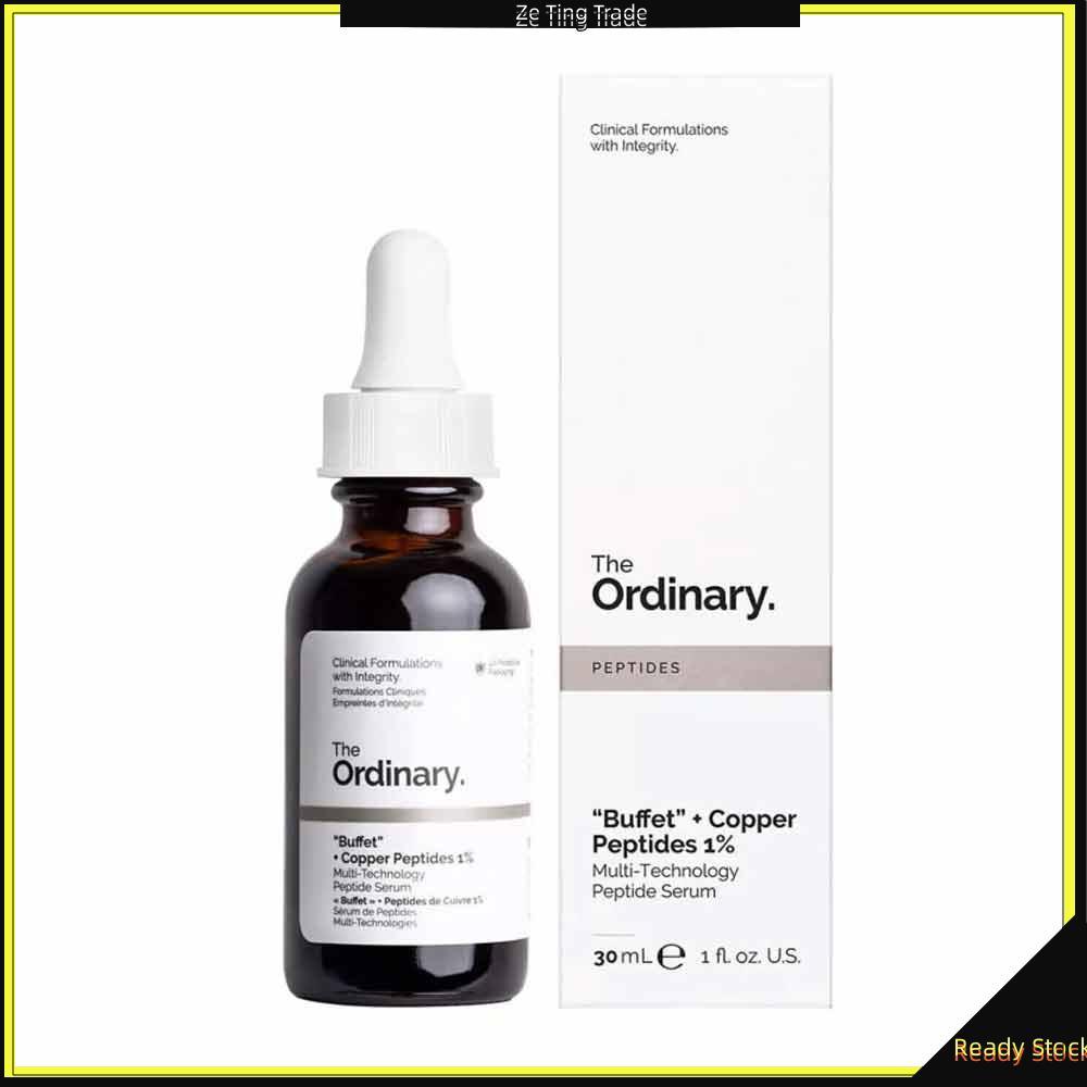 ZeTing Trade: The Ordinary "Buffet" + Copper Peptide 1% 30ml Peptide Serum Dụng cụ chăm sóc da mặt