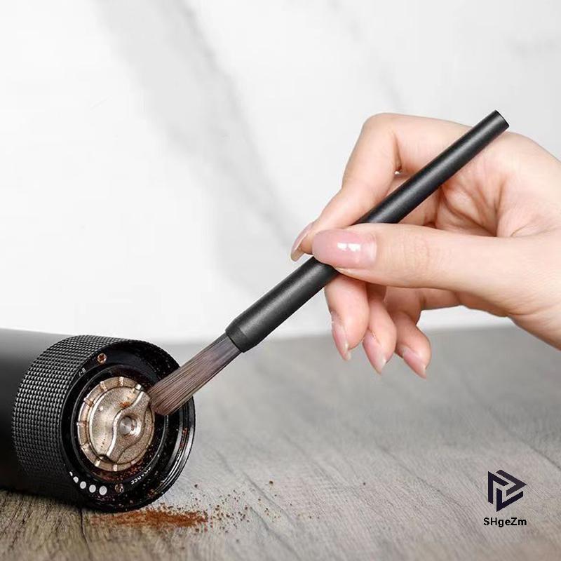 [SHgeZm] Bàn chải làm sạch máy xay cà phê Bàn chải làm sạch cà phê Bộ bàn chải pha Barista Tools Bàn