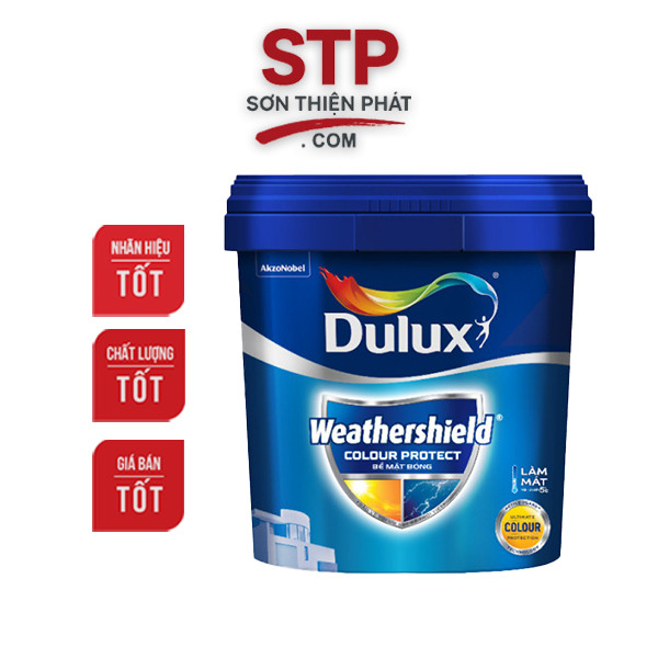 5L - Sơn Ngoại Thất Dulux Weathershield, chống thấm, chống rêu mốc,bụi bẩn