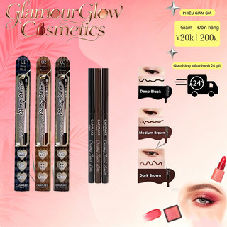 CANMAKE Creamy Touch Liner – Chì kẻ mắt gel siêu mảnh, chống nước, không lem, lâu trôi, lên màu đậm tự nhiên.