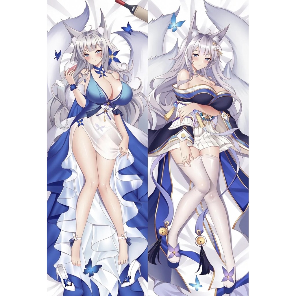 Phim hoạt hình Azur Lane IJN Kaga Cosplay Dakimakura Gối Ôm Body Prop