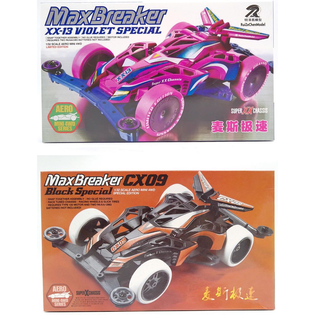 RZ Ruize 4WD CX09 Đen Trong Suốt Tốc Độ Max SX Chassis Max Breaker Phiên Bản Đặc Biệt 95294 Hồng
