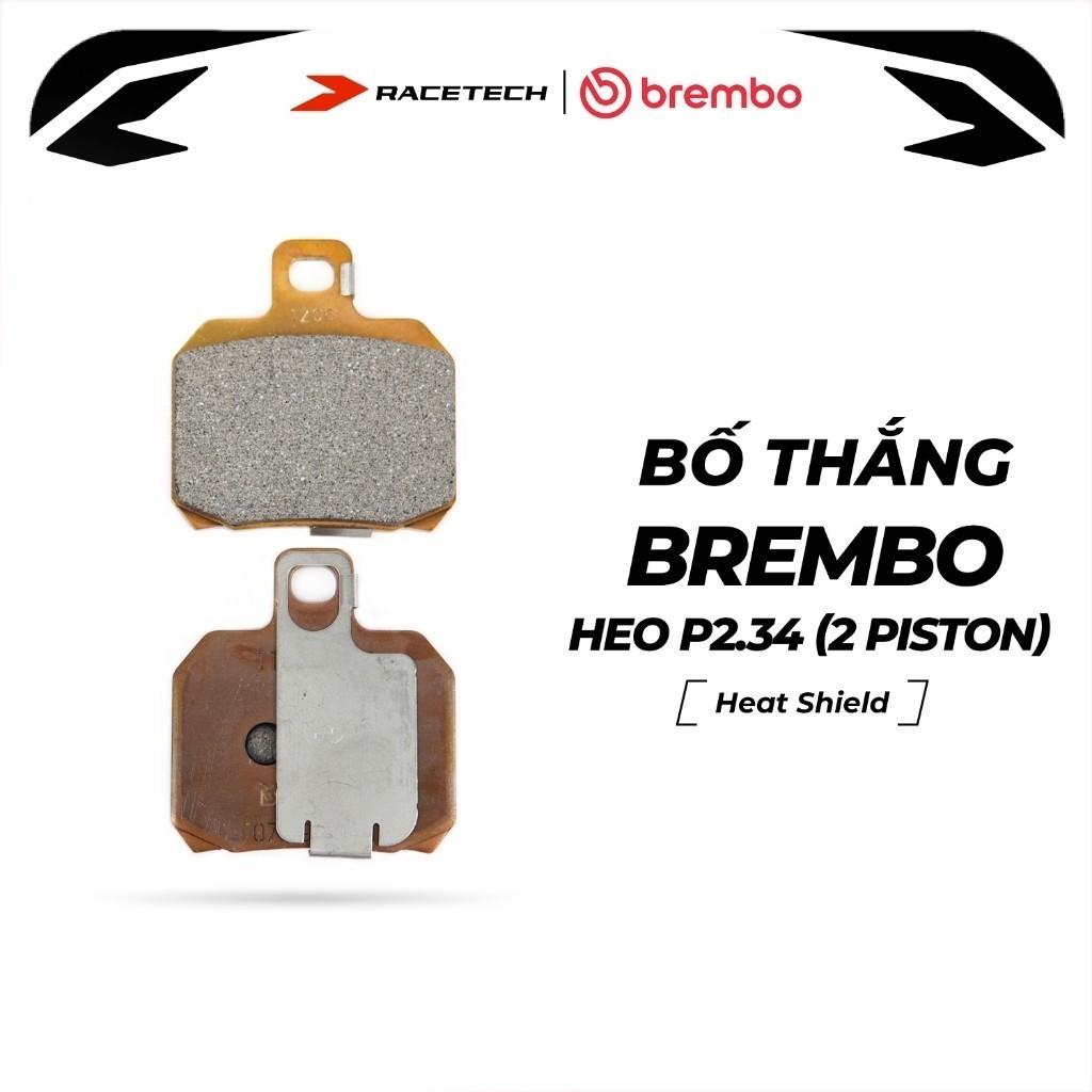 Bố thắng sau Brembo 2 Pis Đối Xứng