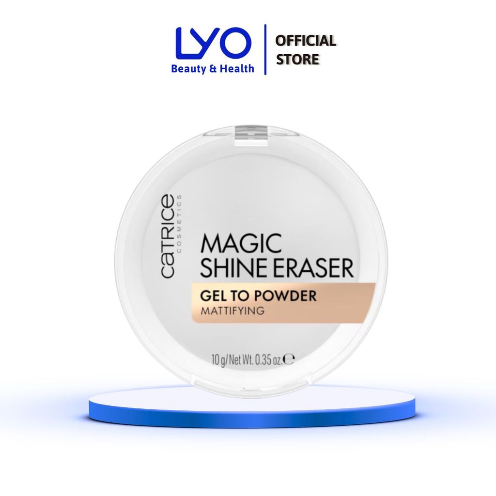 Phấn Phủ Dạng Gel Catrice Magic Shine Eraser Gel To Powder Mattifying Kiềm Dầu 10g LYO OFFICIAL