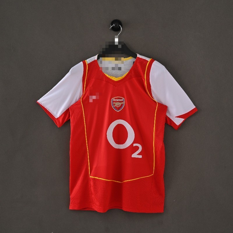 Áo đấu ngắn tay bóng đá sân nhà Arsenal 04-05-FG001