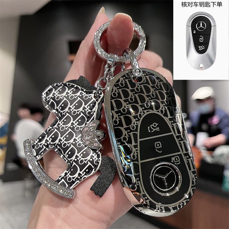 Mercedes-Benz Chìa Khóa Mới C-Class C260L Túi E-Class E300L Xe A-Class A200L Vỏ GLC300 / GLE / GLA K