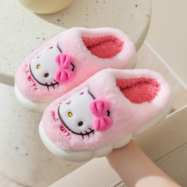 indoor slippers for babies cute indoor slippers One Piece Vận Chuyển hellokitty Sanrio Hoạt Hình Trẻ