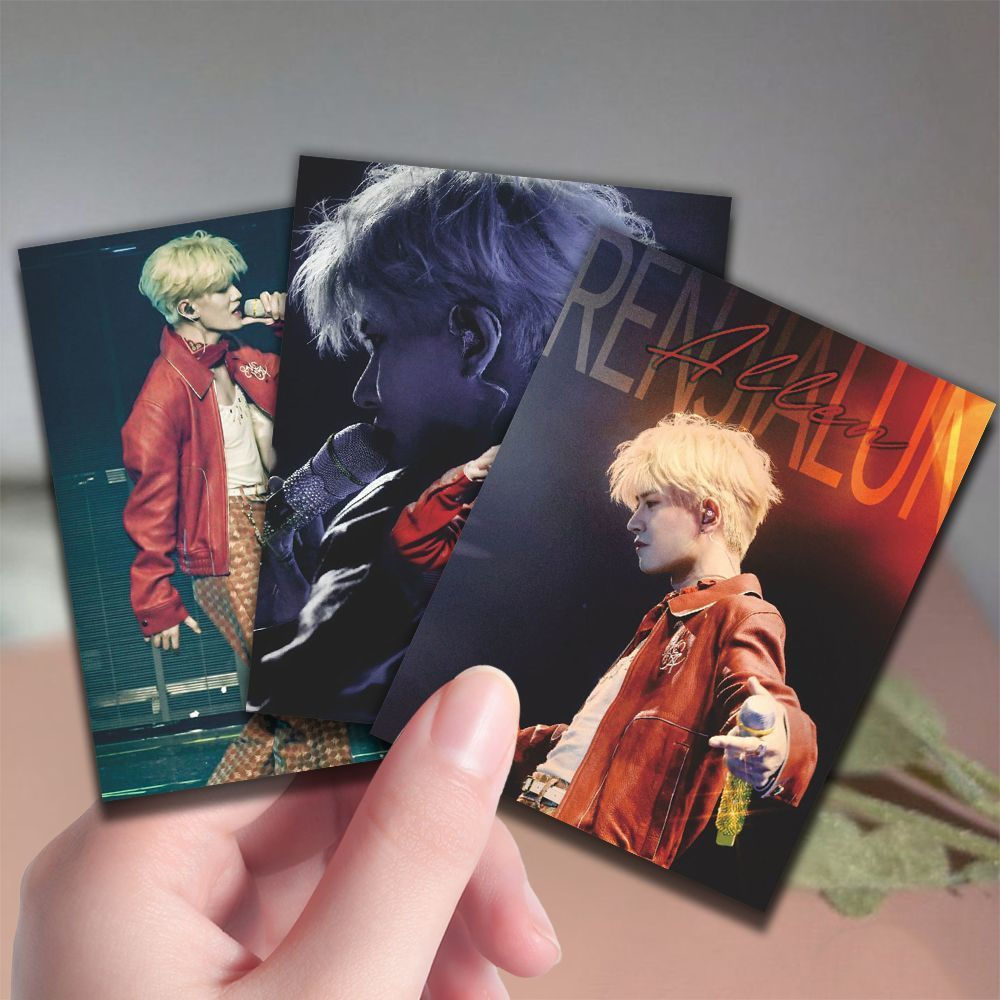 Ưu đãi đặc biệt Ren Jialun Concert Magic Map Creative Photocard Homemade ins Ren Jialun Bưu thiếp Ch