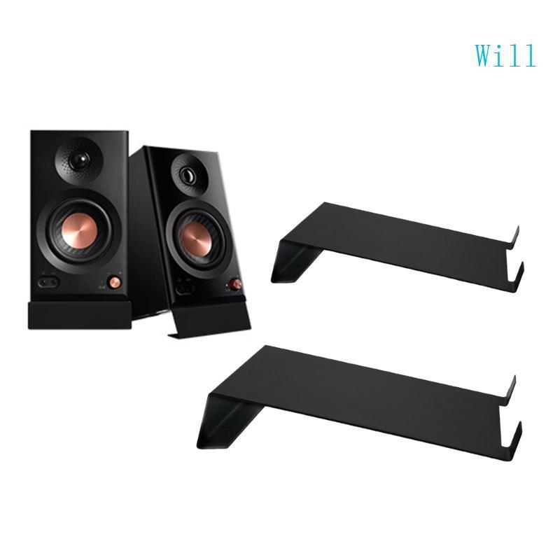Heavy Duty Metal Speaker Stands Support NonSlip Base for Enhanceds Sound Performances