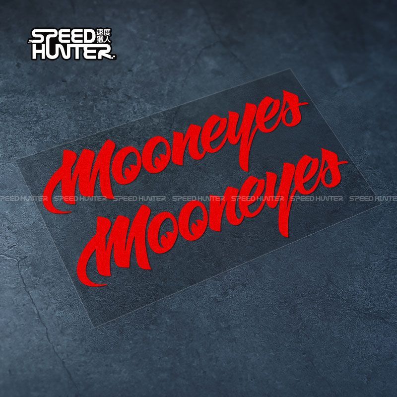 Mooneyes mooneyes Xe Máy Bình Nhiên Liệu Miếng Dán Trang Trí Thân Xe Sửa Đổi Chống Thấm Nước Phản Qu