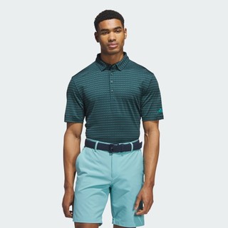  adidas Đánh gôn Áo polo kẻ sọc Ultimate365 Dash Nam màu xanh lá JL5311 